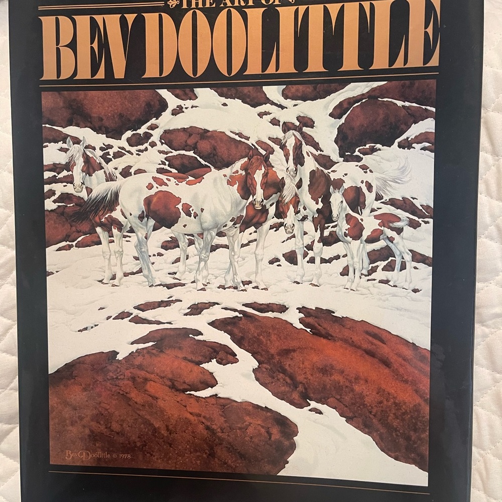 NWOT Hard Cover Book “The Art Of Bev Doolittle” Features Camouflage Paintings